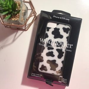 moo moo cow print iphone 6/7/8 wildflower case